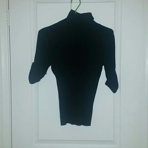 Black turtle neck